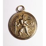 GOLD ST CHRISTOPHER.