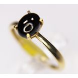 ONYX SOLITAIRE RING.