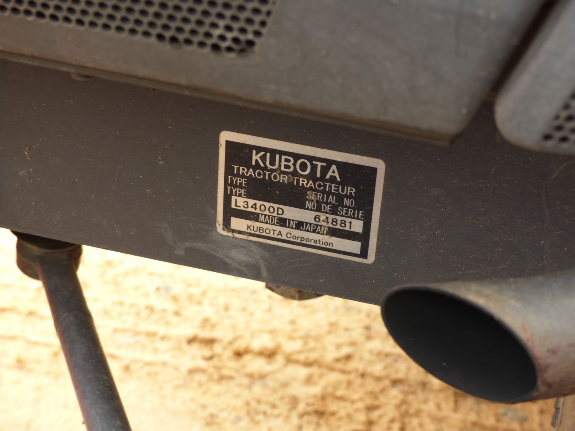 KUBOTA L3400 - Image 4 of 14