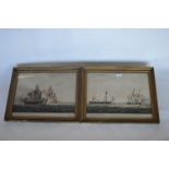 A pair of marine prints after G WEBSTER. Est. £200 - £250.