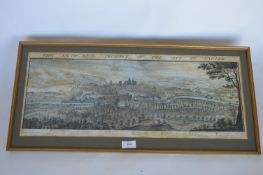 Another similar entitled The South West Prospect of The City of Exeter. Est. £15 - £20.