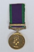 Single Campaign Service Medal 1962 clasp Northern Ireland (24343814 Gunner J Mohamad RA). Est. £40 -
