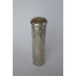 A good quality cylindrical dressing table jar. London 1904. By SS & D. Est. £25 - £30.