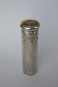 A good quality cylindrical dressing table jar. London 1904. By SS & D. Est. £25 - £30.