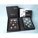 A Royal Mint 2013 UK proof coin set in box and sleeve.