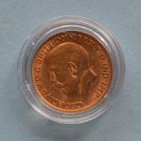 A 1915 sovereign.