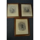 Dickens prints. Est. £50 - 60