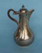 A good Irish water jug with hinged top. Dublin 1814. By PL. Approx. 500 grams. Est. £180 - £200.