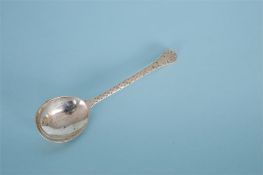 Liberty: A stylish spoon with textured handle. Birmingham 1919. Est. £80 - £100.