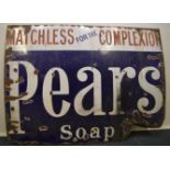 A Pears Soap sign. Est. £30 - £40.