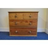 A good Pine chest of five drawers. Est. £60 - £80.