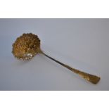 Ornate sifter spoon. London 1806 by WE&WF. Est. £4