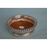 A good wine coaster with  swirl reeded decoration