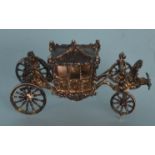 A boxed Coronation carriage. London by JK&S. Appro