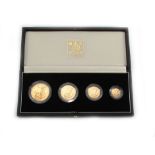 A Royal Mint Britannia 1987 four coin Pr