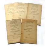 Second World War: War Office Military Training Pamphlets.  Operations, Military Training.  Copies of