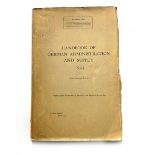 World War II. UK War Office Restricted Publications : Handbook of German Administration and