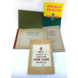 Second World War English Home Guard Unit Histories:  Larger format local histories featuring