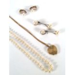 A double strand graduated cultured pearl