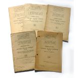 Second World War: War Office Military Training Pamphlets.  Operations, Military Training.  Copies of