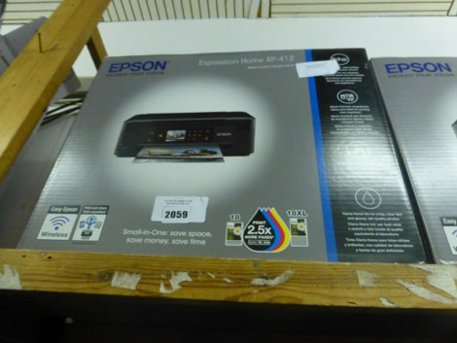 Epsom Expression Home XL-412 wireless all in one printer in box