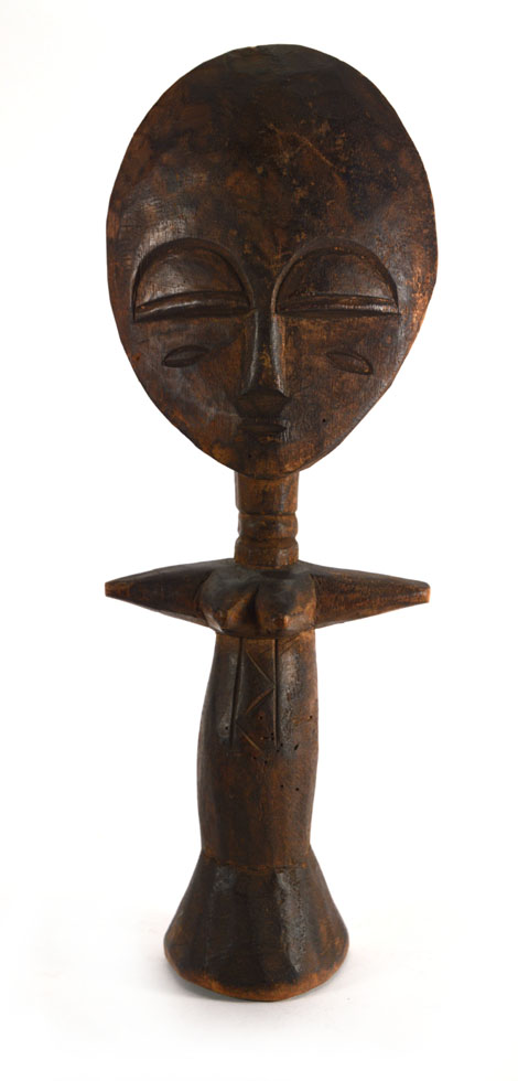 An Ashanti Akuba-type fertility figure, h. 38 cm CONDITION REPORT: See images