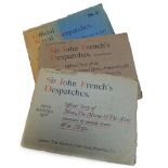 Sir John French's Despatches, Books 1,2 & 3 : Official Story of Mons, The Marne & The Aisne; The