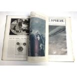 The Sphere; A bound set of this magazine between April 3rd and June 26th 1915.  Large folio.