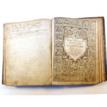 'Breeches' Bible, 1615. Small qto.with an 18th.C. binding. Engraved title pages for the Old and