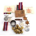 A Second World War group of medals awarded to Captain John Maurice Macfarlane Yeo, Royal Armoured