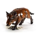 A Goebel figure modelled as a wild boar, h. 10.5 cm CONDITION REPORT: No obvious chips, cracks or