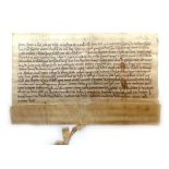 12th./13th.Century Deed of Grant by William de Haweia to Agatha de Haweia of Land which Ralph Neel