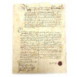 Bond to perform covenant between William Burr to Richard Wilson, 1685.  Printed paper document