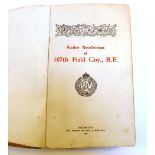 Further Recollections of 107th. Field Coy., R.E., 1920. Monochrome photo. illustrations. Very scarce
