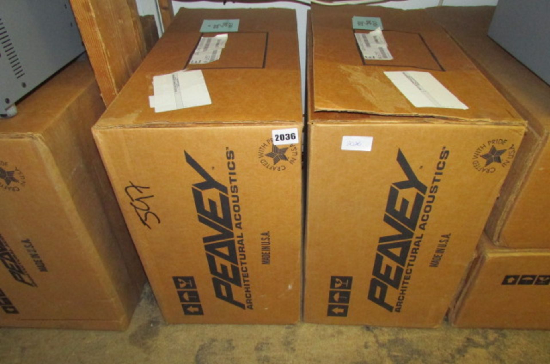 2 Peavey MA675T mixer amplifiers