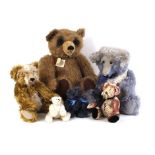 A HM Bears collector's bear 'Mungo', h. 66 cm and five further collector's bears