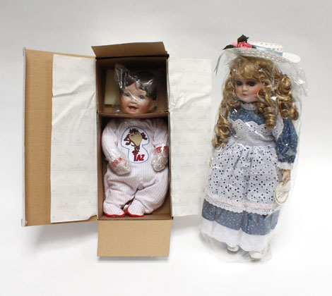 A collection of fourteen collector's dolls by Aston Drake, Alberon and others, various sizes, each