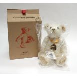 Steiff for Danbury Mint, a fully jointed 'Millennium Bear' in blonde mohair with brown/black eyes