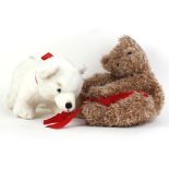 A Merrythought rucksack in the form of a bear, Ltd. Ed. 136/500 and a Merrythought polar bear