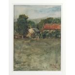 Chris Heaps (20th/21st century),
A view of a country cottage,
signed, inscribed and dated '13,