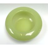A modern celadon coloured jade dish, d.
