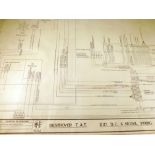 Deployment of Torpedoes : Seven original technical plans/drawings relating to the design and