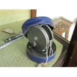 A Hardy Perfect 3 5/8th" trout fly reel with spare spool and a blue vinyl case CONDITION REPORT: