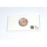 A Royal Mint 2011 proof sovereign,