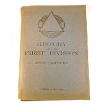 History of the First Division Anzio Campaign, January - June 1944. Nd. C.1945. Scarce CONDITION