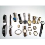 A collection of wristwatches by Seiko, Accurist and others CONDITION REPORT: Poor