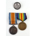 AMENDED A pair of First World War medals awarded to G-18183 Pte. G.A. Branscombe. Midd'x R.