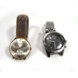 A gentleman's stainless steel wristwatch by Lator and another by Avia CONDITION REPORT: Poor
