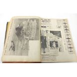 A collection of twenty six scrapbooks containing newspaper cuttings from the 1930's to 1970's,