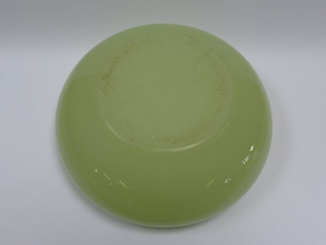 A modern celadon coloured jade dish, d. - Image 3 of 3
